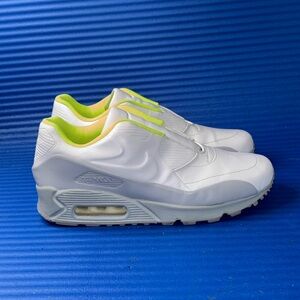 Size 8- Women’s Nike Air Max 90 x Sacai White/Grey Laceless 804550-110